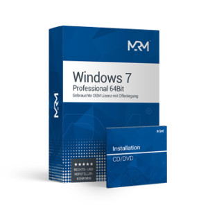 MICROSOFT Windows 7 PRO SP1 611 64bit DVD OEM LCP (DE) 