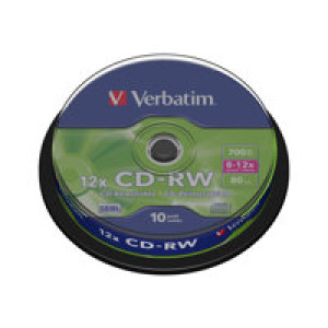 Verbatim Data Life Plus Hi Speed 10Pk. Rohling 700MB  