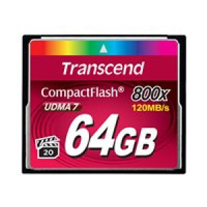  TRANSCEND 64GB CF Card 800X TYPE I  