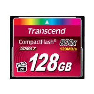  TRANSCEND 128GB CF CARD 800X TYPE I  