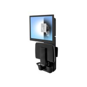  ERGOTRON StyleView Sit-Stand Vertical Lift Patient Room schwarz max.24Zoll LCD VESA 75x75 100x100mm  