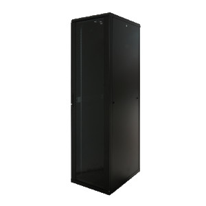 CANOVATE 19" Netzwerk-Standschrank - D42S66B B/H/T = 600x2033x600mm schwarz - RAL9005 