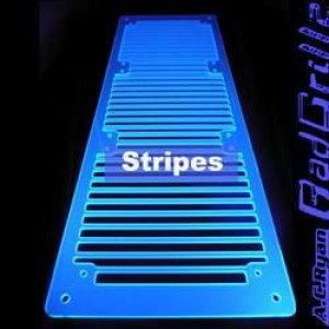  AC RYAN RadGrillz Stripes 3x120mm - Acryl UVBlue Zubehör 