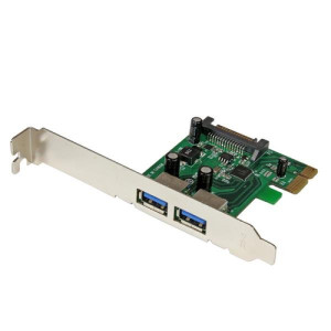 STARTECH.COM 2 Port PCI Express SuperSpeed USB 3.0 Schnittstellenkarte mit UASP - SATA Strom 