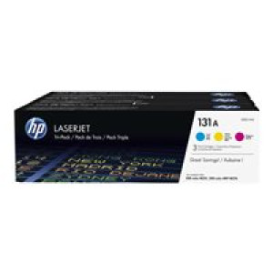 HP 131A 3er Pack Gelb, Cyan, Magenta LaserJet Tonerpatrone (U0SL1AM) 