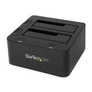 STARTECH.COM 2-fach USB3.0 Festplatten Dockingstation mit UASP für 6,35/8,89cm 2,5/3,5zoll SSD/HDD S 