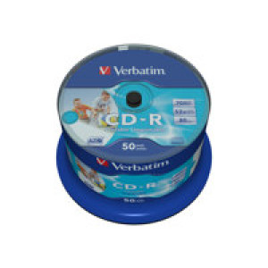  Verbatim Azo CD-R 80min/700MB 52x, 50er Spindel printable  