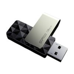  SILICON POWER SILICON-POWER USB 3.0 Pendrive B30 128GB  Black  