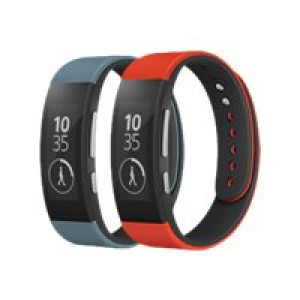 SONY SWR310 Armband zum SmartBand Talk (rot/blau) large 