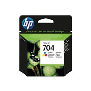 HP 704 Farbe (Cyan, Magenta, Yellow) Ink Advantage Tintenpatrone 