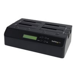 STARTECH.COM 4 Bay Festplatten Kopierstation USB 3.0 / eSATA auf SATA - HDD 1:3 Duplikator - Standal 