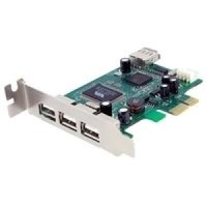 STARTECH.COM 4 Port USB 2.0 PCI Express Low Profile Schnittstellenkarte 