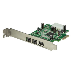 STARTECH.COM 3 Port 800+400 FireWire PCI Express Schnittstellen Combo Karte 