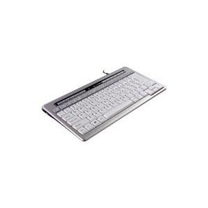  BakkerElkhuizen Kompakttastatur S-board 840 Design USB, silber / hellgrau Tastaturen 