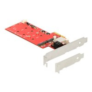 DELOCK PCIe > 2 x M.2 NGFF + 2 x SATA RAID 