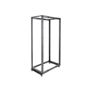 STARTECH.COM 42HE 4 Pfosten Open Frame Rack tiefenverstellbar - Zerlegt mit Rollen, Leveler und Kabe 