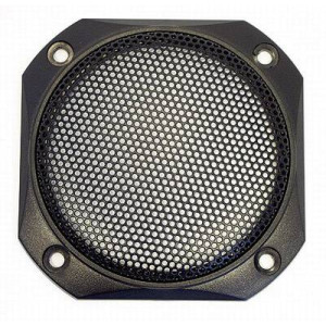 VISATON Protective grill FRS8 - Zierring aus schwarzer ABS-Kunststoff. Schutzgitter aus matt-schwarz 
