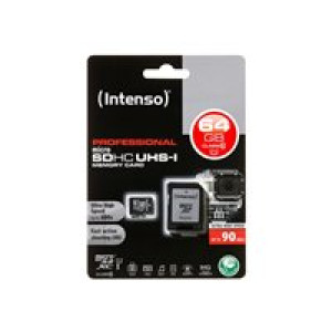  INTENSO Secure Digital Card Micro SD UHS-I Professional 64 GB Speicherkarte  