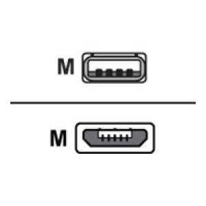 ZEBRA MICRO USB-B TO USB-A PLUG 1.8M 