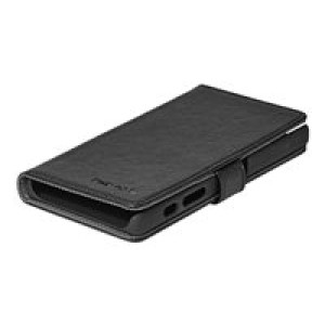 nevox ORDO Bookcase Leder Sony Xperia Z5 Compact schwarz-grau 