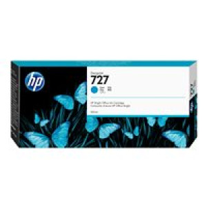 HP 727 Dye Based Cyan DesignJet Tintenpatrone 