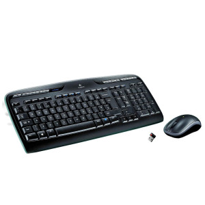  LOGITECH Desktop MK330 Wireless [ES] black Tastaturen 