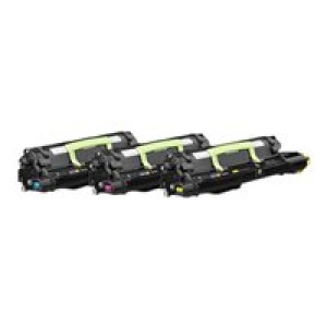 LEXMARK 3er Pack Gelb, Cyan, Magenta Tonerpatrone LCCP 