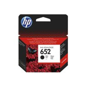 HP 652 Dye Based Black Ink Advantage Tintenpatrone 