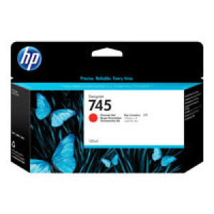 HP 745 Chromatic Red DesignJet Tintenpatrone 