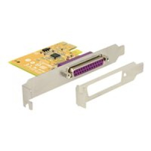 DELOCK PCIe x1 Parallel 1x incl. low profile Slotblech 