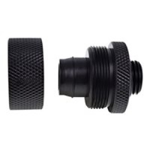  ALPHACOOL Eiszapfen 19/13mm Anschraubtül | G1/4 - Deep Black Kühler 