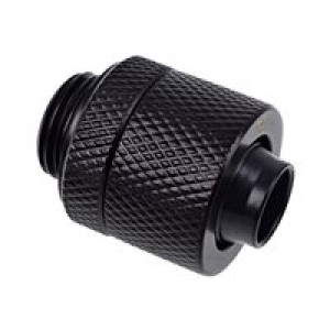  ALPHACOOL Eiszapfen 13/10mm Anschraubtül | G1/4 - Deep Black Kühler 