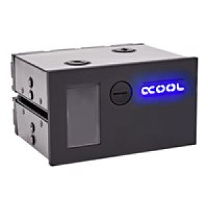  ALPHACOOL Eisfach - Single Laing D5 | Dual 5,25 Bay Station Kühler 