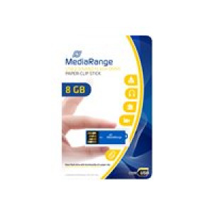  MEDIARANGE MEDIAR USB NANOSTICK FLASH 8GB PAPERCLIP  