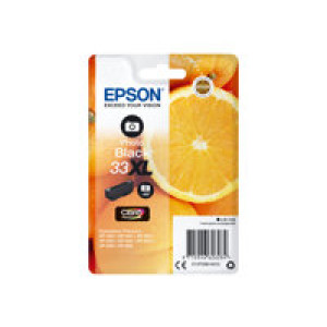 EPSON 33XL XL Photo schwarz Tintenpatrone 