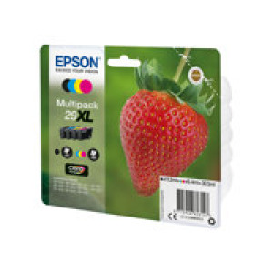 EPSON 29XL Multipack 4er Pack XL Schwarz, Gelb, Cyan, Magenta Tintenpatrone 