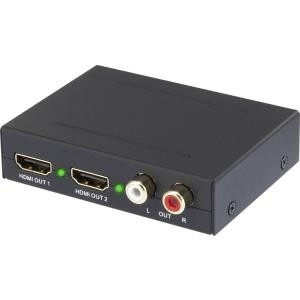 CONRAD SpeaKa Professional 2 Port HDMI Audio Extraktor mit Toslink und Cinch Audio (R/L) 