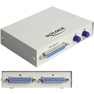 DELOCK 2 Port Parallel-Switch Delock 