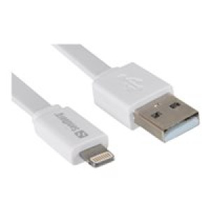 SANDBERG USB Lightning Cable Flat 0.15m 