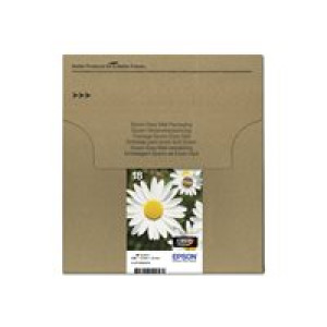 EPSON T1806 Easy Mail Packaging 4er Pack Schwarz, Gelb, Cyan, Magenta Tintenpatrone 