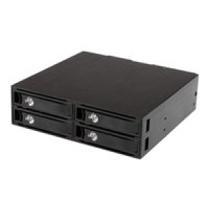 STARTECH.COM 4x Festplatten Wechselrahmen für 2,5 Zoll SATA / SAS Laufwerke - Mobile Rack Backplane 