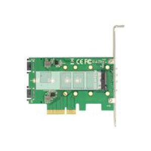 DELOCK PCIe x4 > 3x M.2 Low Profile Form Faktor 