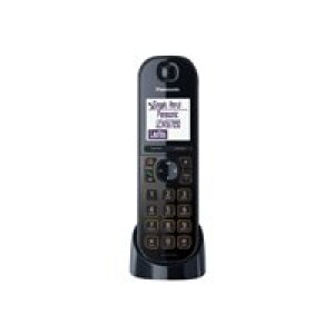 PANASONIC KX-TGQ200GB schwarz IP Mobilteil für Router mit DECT/CAT-iq Basis Fritzbox komaptibel dire 