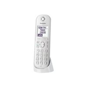 PANASONIC KX-TGQ200GW weiss IP Mobilteil für Router mit DECT/CAT-iq Basis Fritzbox komaptibel direkt 