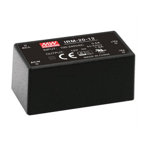 MEAN WELL AC/DC-Printnetzteil Mean Well IRM-20-24 24 V/DC 0.9 A 21.6 W 