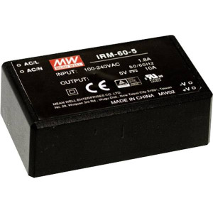 MEAN WELL AC/DC-Printnetzteil Mean Well IRM-60-5 50 W 