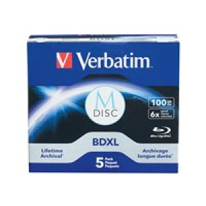  VERBATIM BD-R M-Disc 4x JC 100GB 5St  