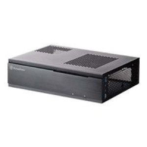 SILVERSTONE Milo Slim HTPC Mini-ITX SST-ML06B USB3.0 Slot-in schwarz 