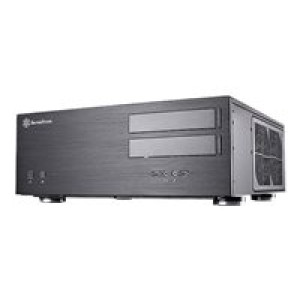 SILVERSTONE GRANDIA GD08 HTPC-Gehäuse E-ATX/ATX/mATX SST-GD08B USB3.0 black 