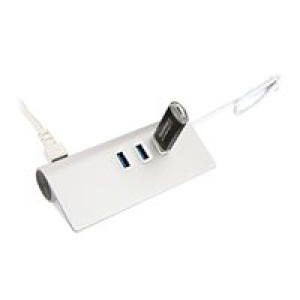 EXSYS EX-1132-N USB 3.0 HUB mit 3 Ports und 1GB LAN 